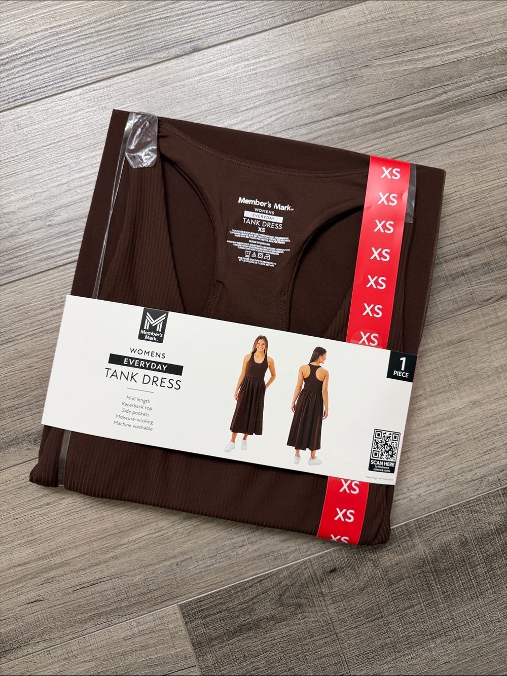 Member's Mark Women's Brown Tank Dress - XS
